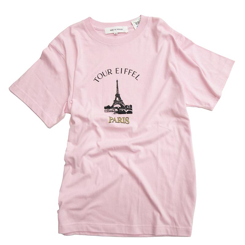 ANGE IN DISGUISE プリントTシャツ　"TOUR EIFFEL"  /PK